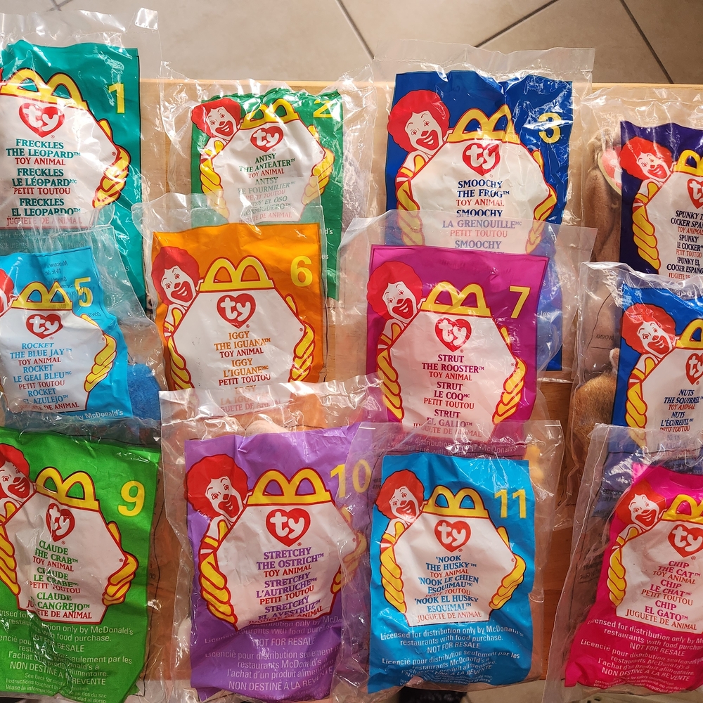McDonald's Ty Beanie Babies Collectible Set